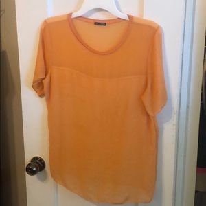 ZARA Orange Blouse